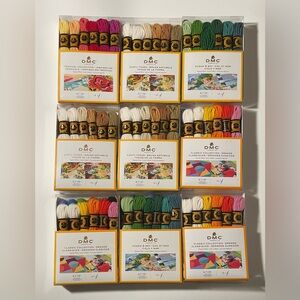 (9) DMC Tapestry Wool Sets - NEW